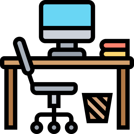 Office layout planning icon